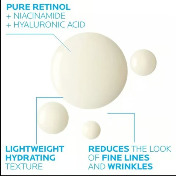 La Roche-Posay Retinol Serum B3 Anti-Wrinkle Concentrate Renewing -1 fl oz 30 ml - Picture 4 of 7